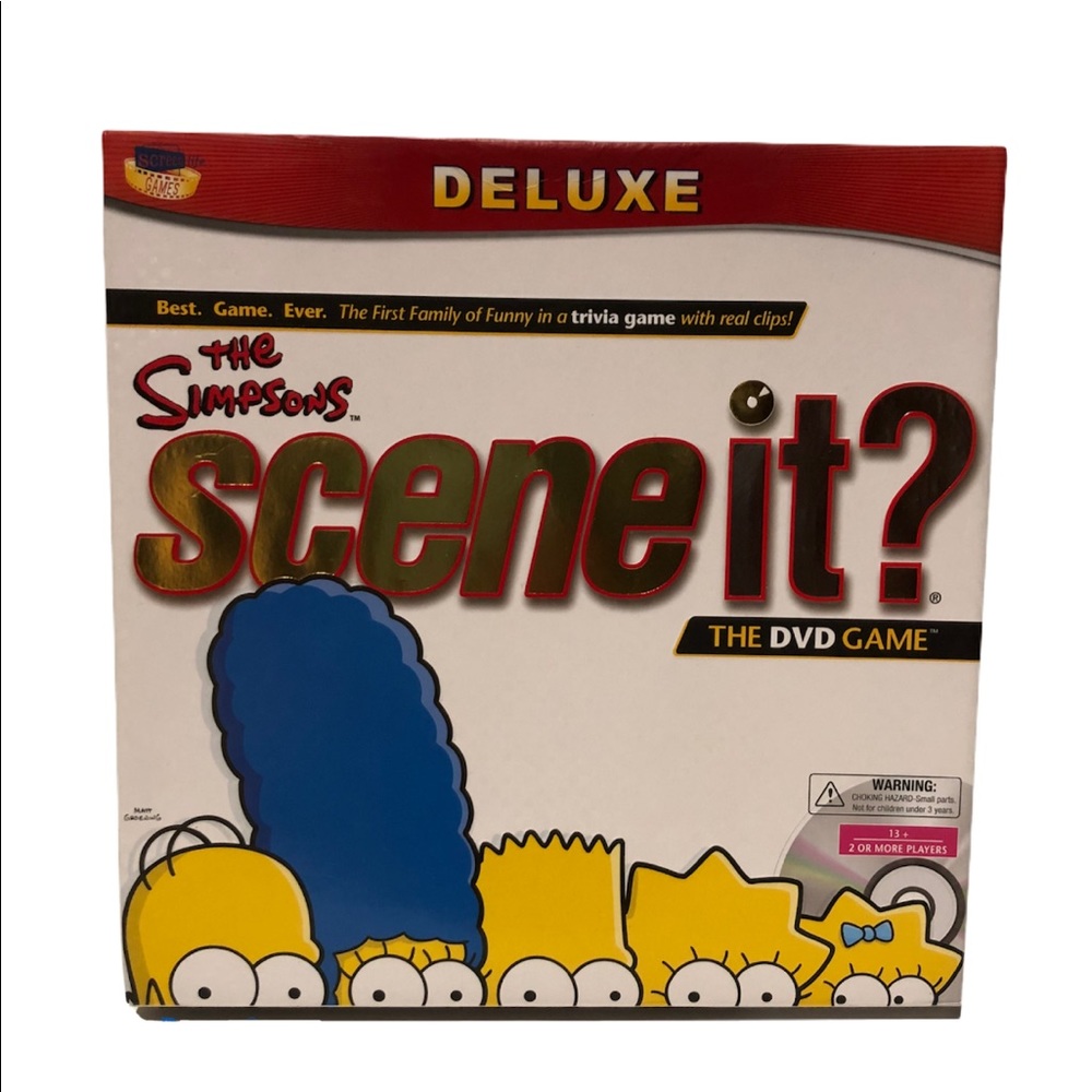 Scene It?  The Simpsons Deluxe Edition DVD 2009